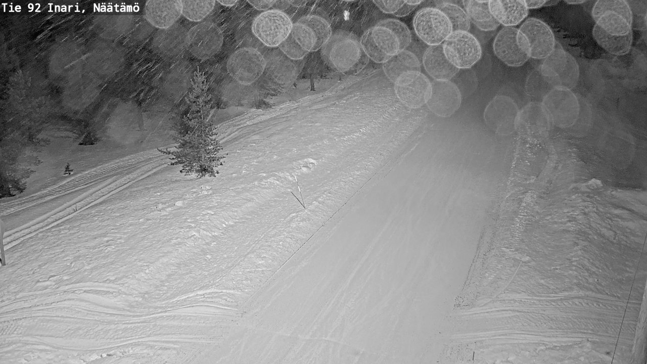 Kelikamerat Kuva Tie 92 Inari, Näätämö, Inari, Lappi