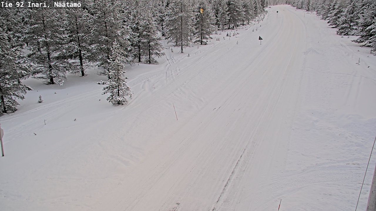 Kelikamerat Kuva Tie 92 Inari, Näätämö, Inari, Lappi