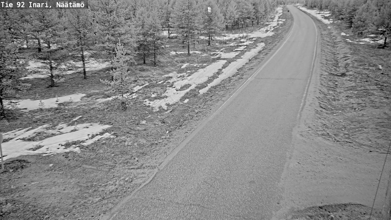Kelikamerat Kuva Tie 92 Inari, Näätämö, Inari, Lappi