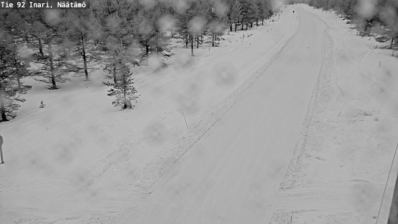 Kelikamerat Kuva Tie 92 Inari, Näätämö, Inari, Lappi