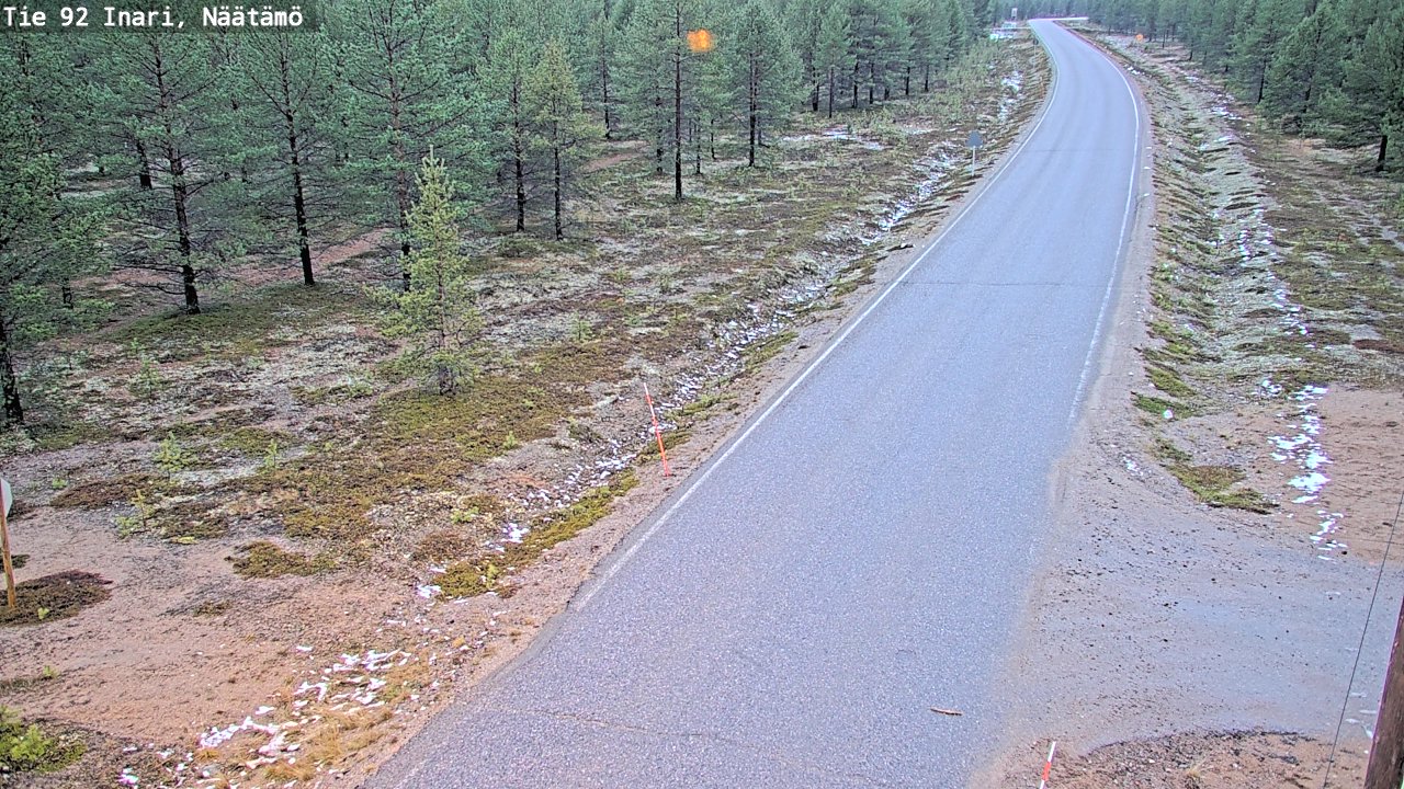 Kelikamerat Kuva Tie 92 Inari, Näätämö, Inari, Lappi