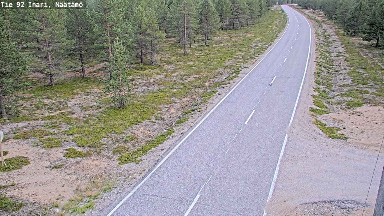 Kelikamerat Kuva Tie 92 Inari, Näätämö, Inari, Lappi