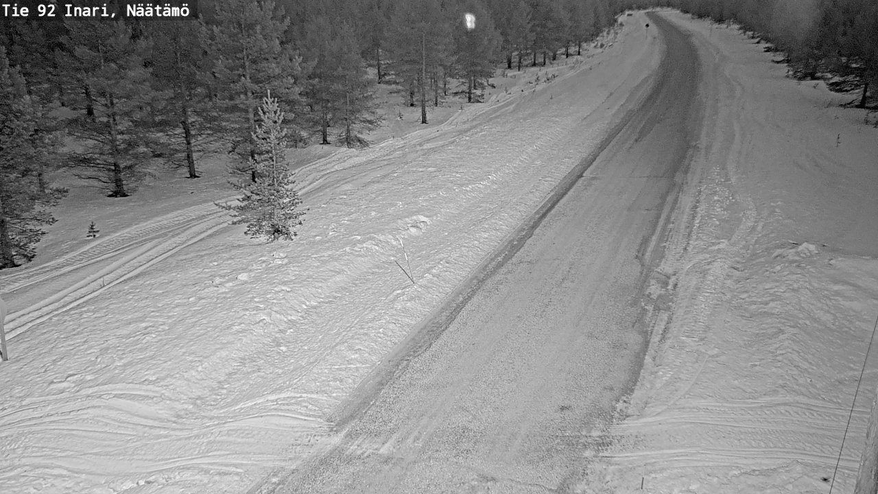 Kelikamerat Kuva Tie 92 Inari, Näätämö, Inari, Lappi