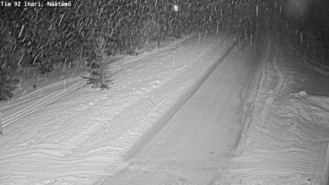 Kelikamerat Kuva Tie 92 Inari, Näätämö, Inari, Lappi