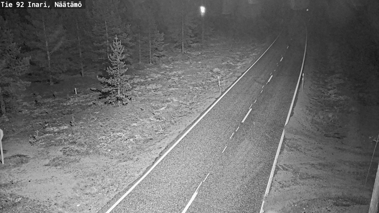 Kelikamerat Kuva Tie 92 Inari, Näätämö, Inari, Lappi