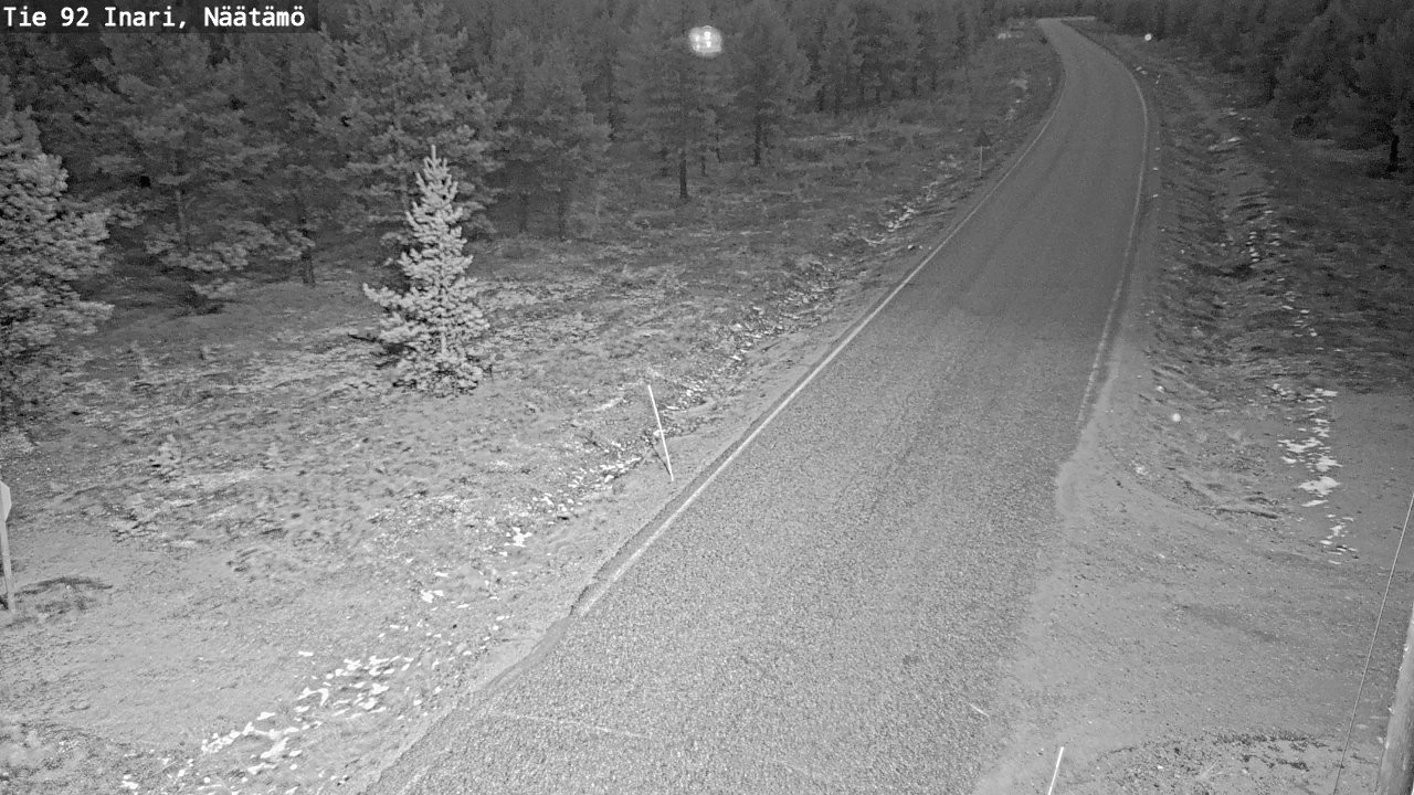 Kelikamerat Kuva Tie 92 Inari, Näätämö, Inari, Lappi