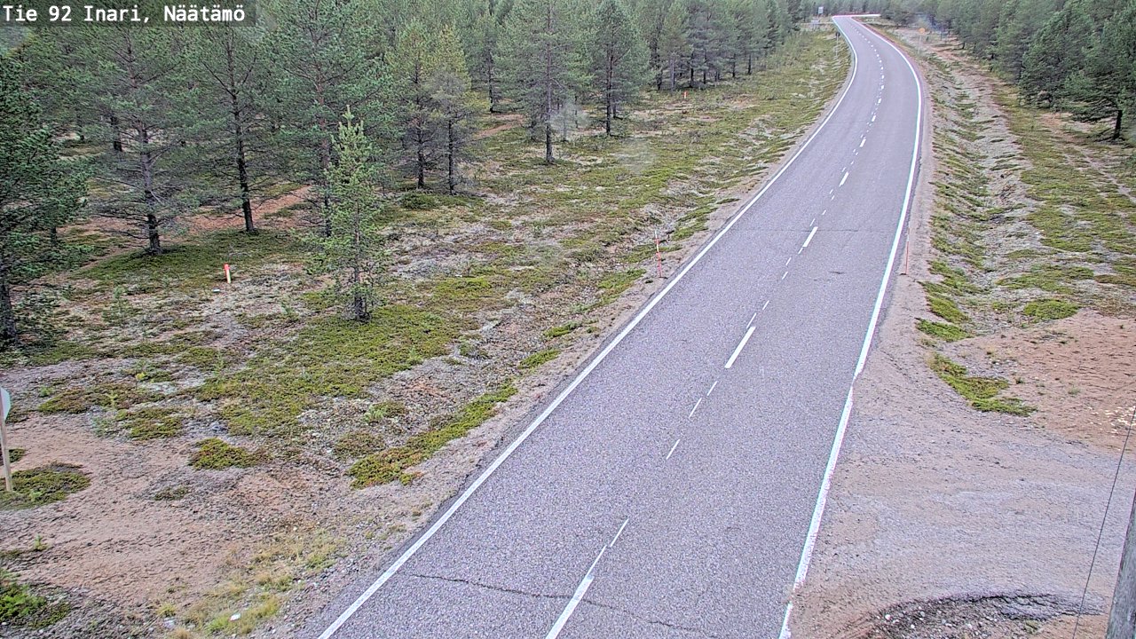 Kelikamerat Kuva Tie 92 Inari, Näätämö, Inari, Lappi