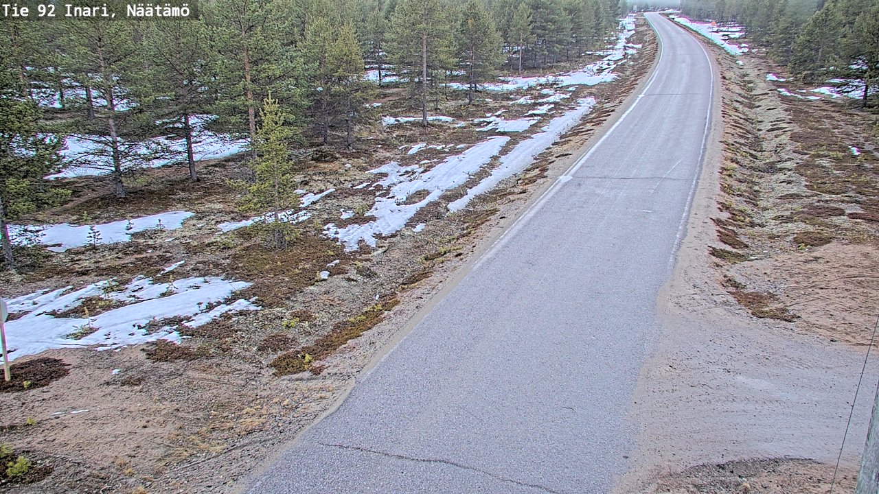 Kelikamerat Kuva Tie 92 Inari, Näätämö, Inari, Lappi