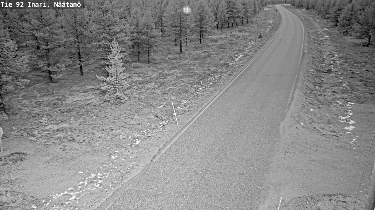 Kelikamerat Kuva Tie 92 Inari, Näätämö, Inari, Lappi