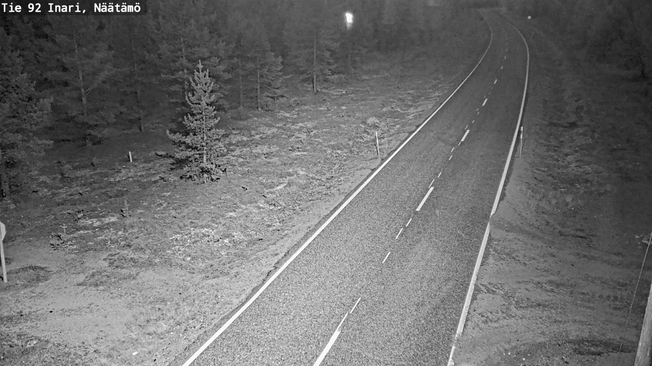 Kelikamerat Kuva Tie 92 Inari, Näätämö, Inari, Lappi