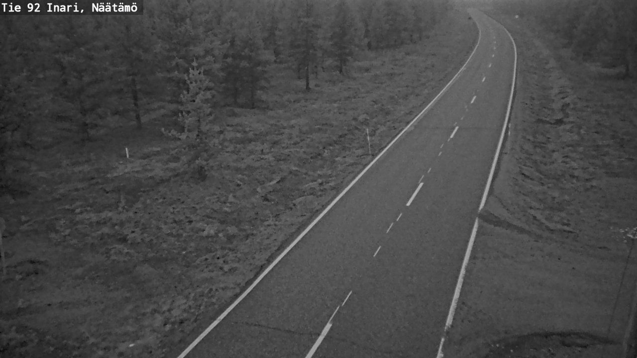 Kelikamerat Kuva Tie 92 Inari, Näätämö, Inari, Lappi