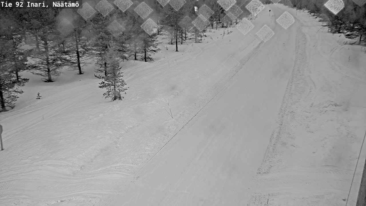 Kelikamerat Kuva Tie 92 Inari, Näätämö, Inari, Lappi