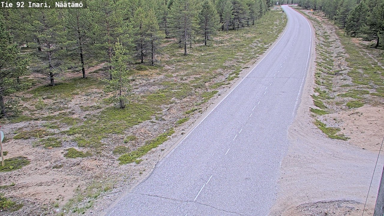 Kelikamerat Kuva Tie 92 Inari, Näätämö, Inari, Lappi