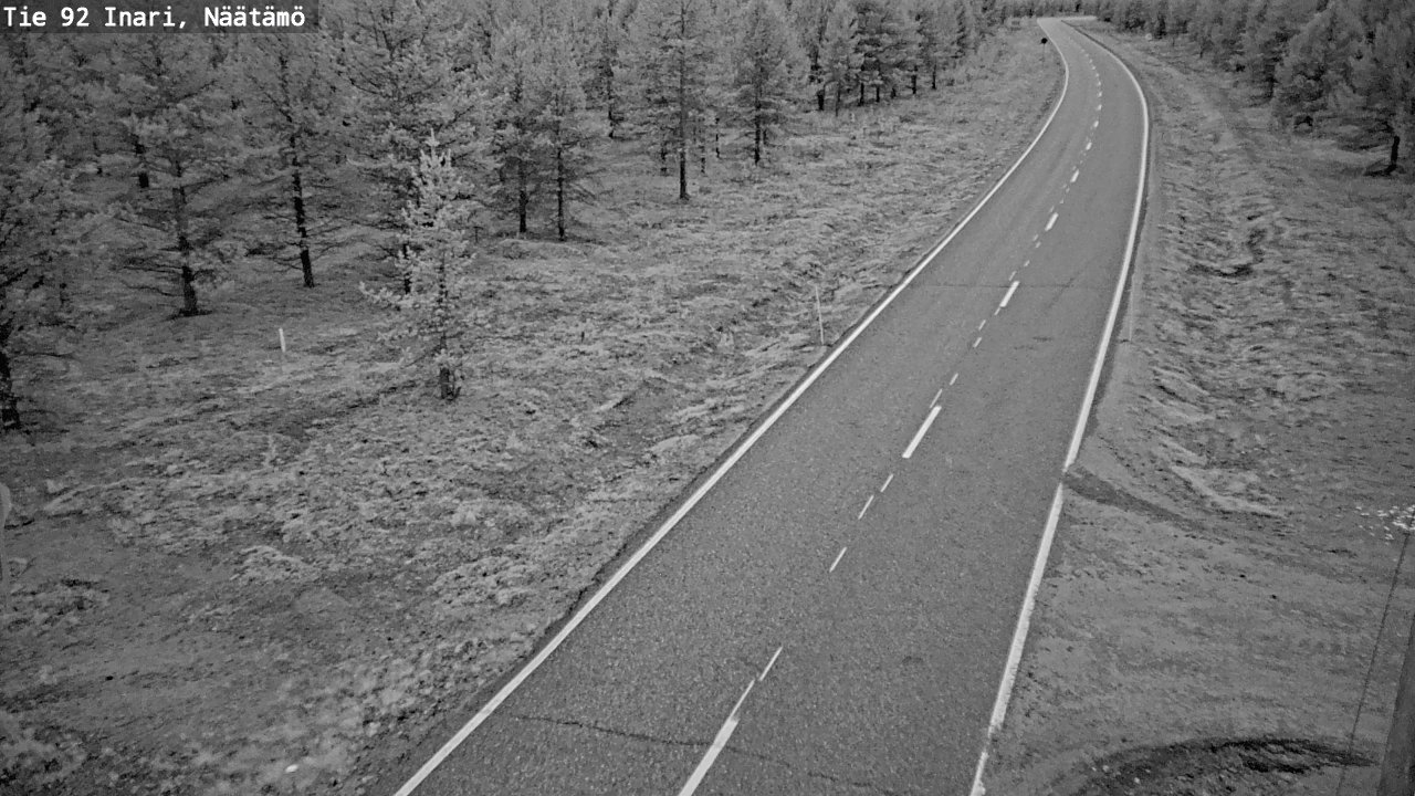 Kelikamerat Kuva Tie 92 Inari, Näätämö, Inari, Lappi