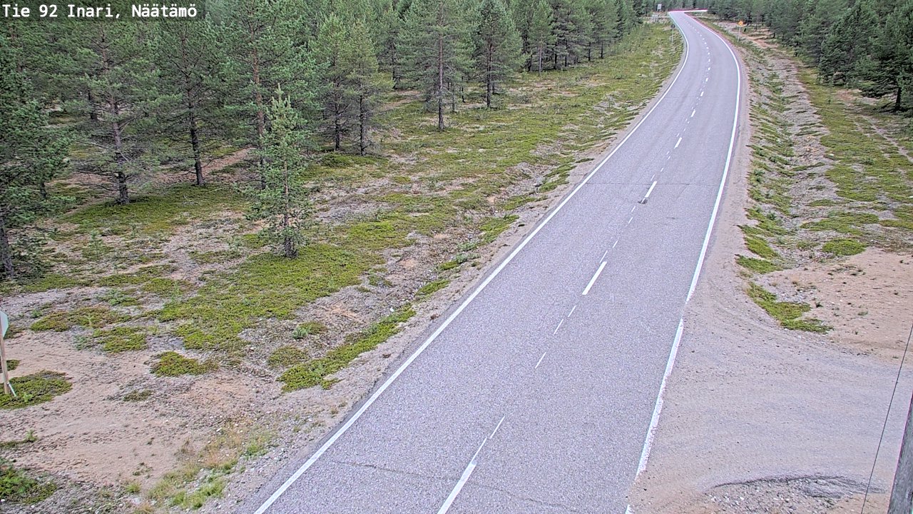 Kelikamerat Kuva Tie 92 Inari, Näätämö, Inari, Lappi