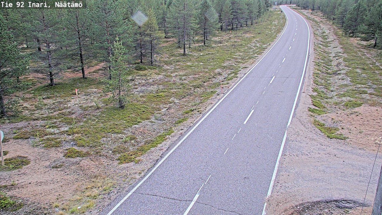 Kelikamerat Kuva Tie 92 Inari, Näätämö, Inari, Lappi