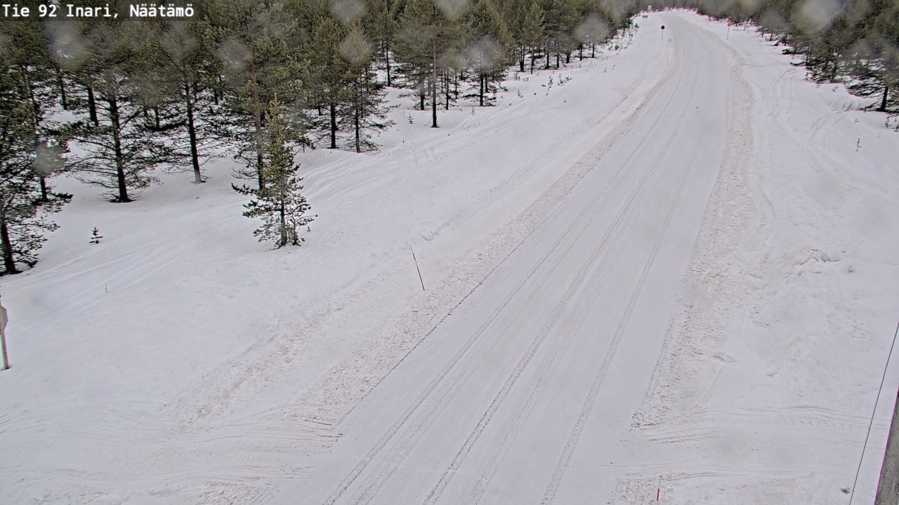 Weather Camera Image Road 92 Inari, Näätämö, Inari, Lappi