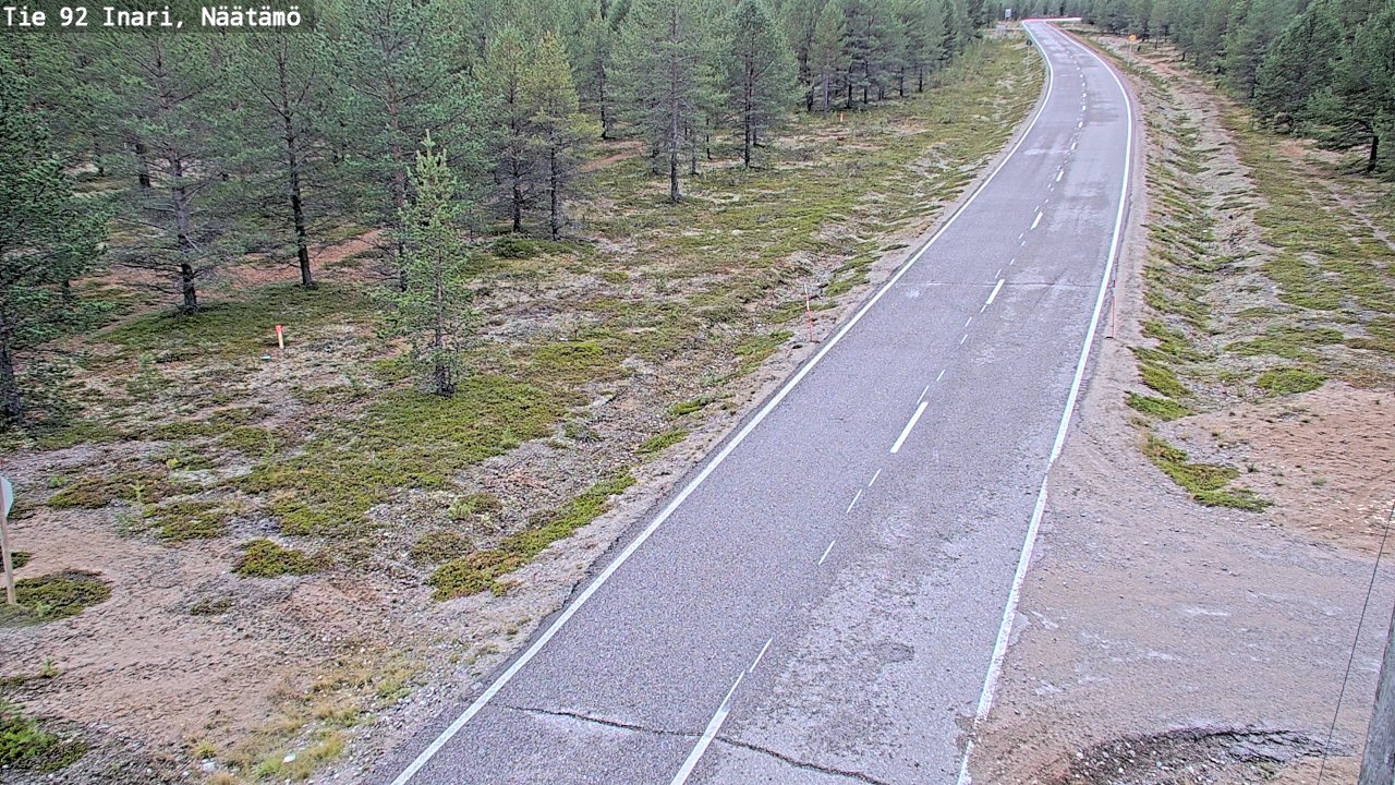Kelikamerat Kuva Tie 92 Inari, Näätämö, Inari, Lappi