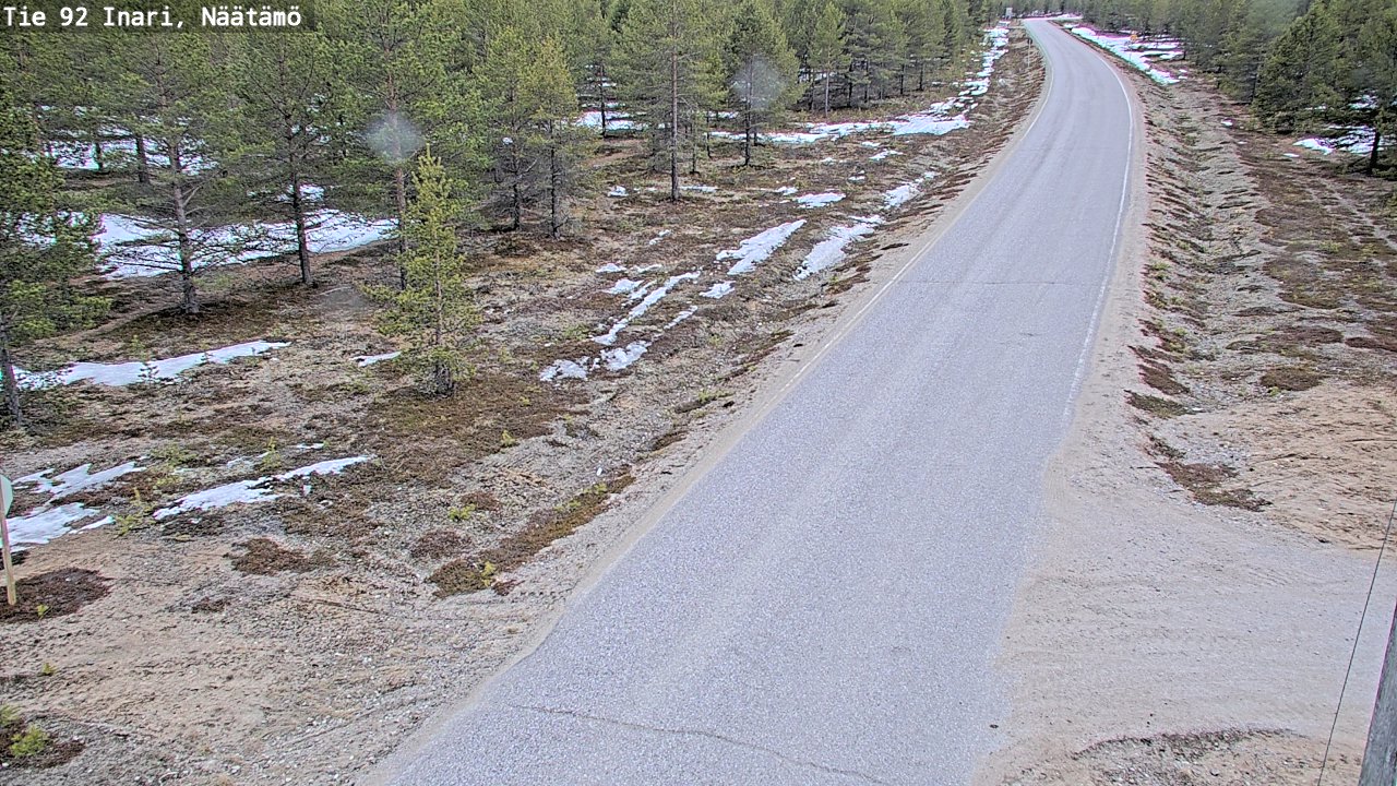 Kelikamerat Kuva Tie 92 Inari, Näätämö, Inari, Lappi