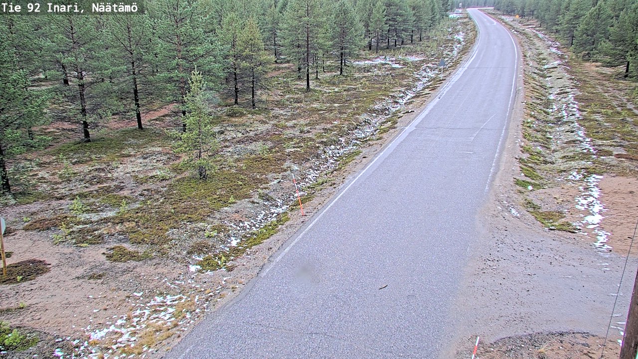 Kelikamerat Kuva Tie 92 Inari, Näätämö, Inari, Lappi