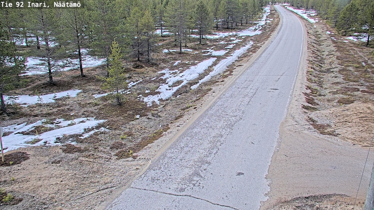 Kelikamerat Kuva Tie 92 Inari, Näätämö, Inari, Lappi