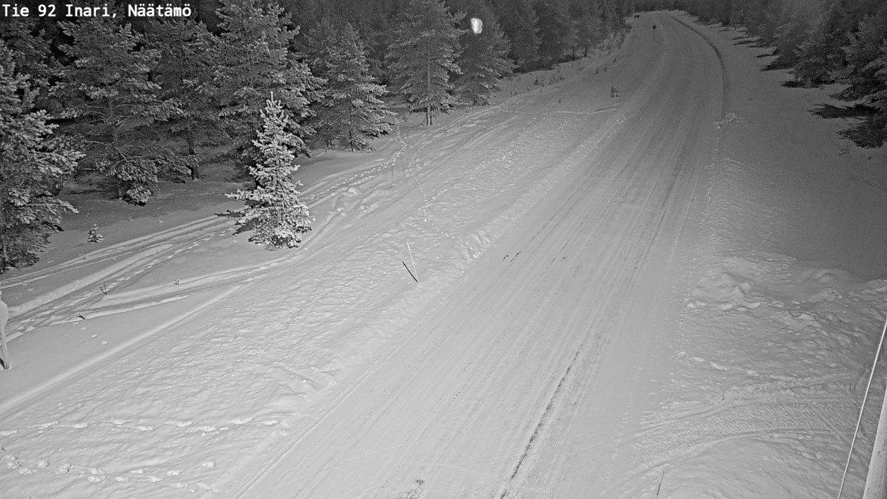 Kelikamerat Kuva Tie 92 Inari, Näätämö, Inari, Lappi