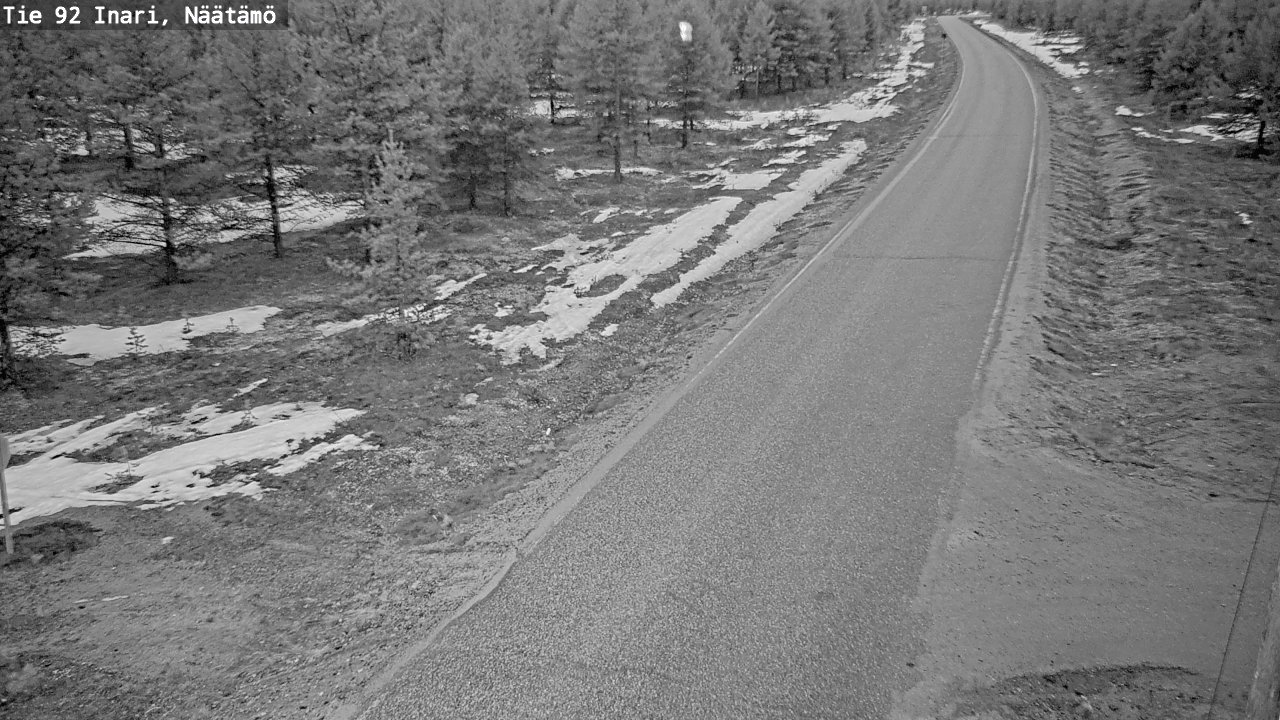 Kelikamerat Kuva Tie 92 Inari, Näätämö, Inari, Lappi