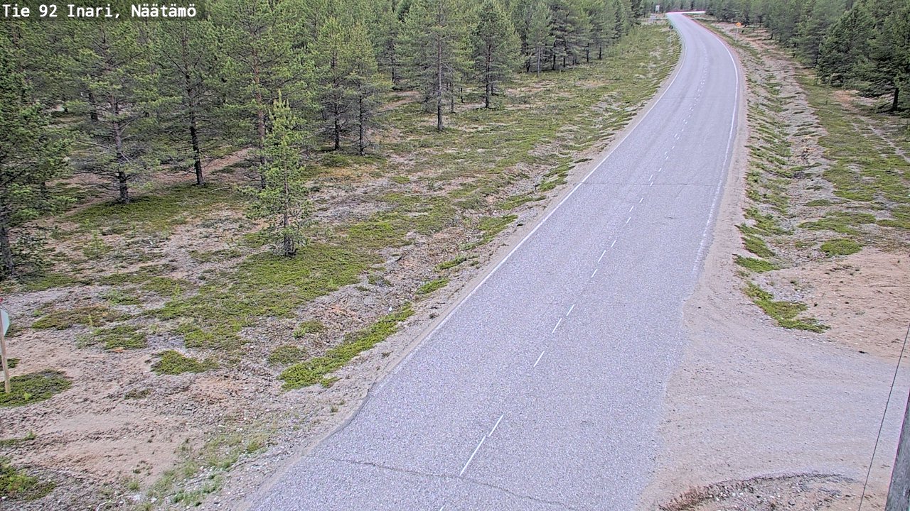 Kelikamerat Kuva Tie 92 Inari, Näätämö, Inari, Lappi