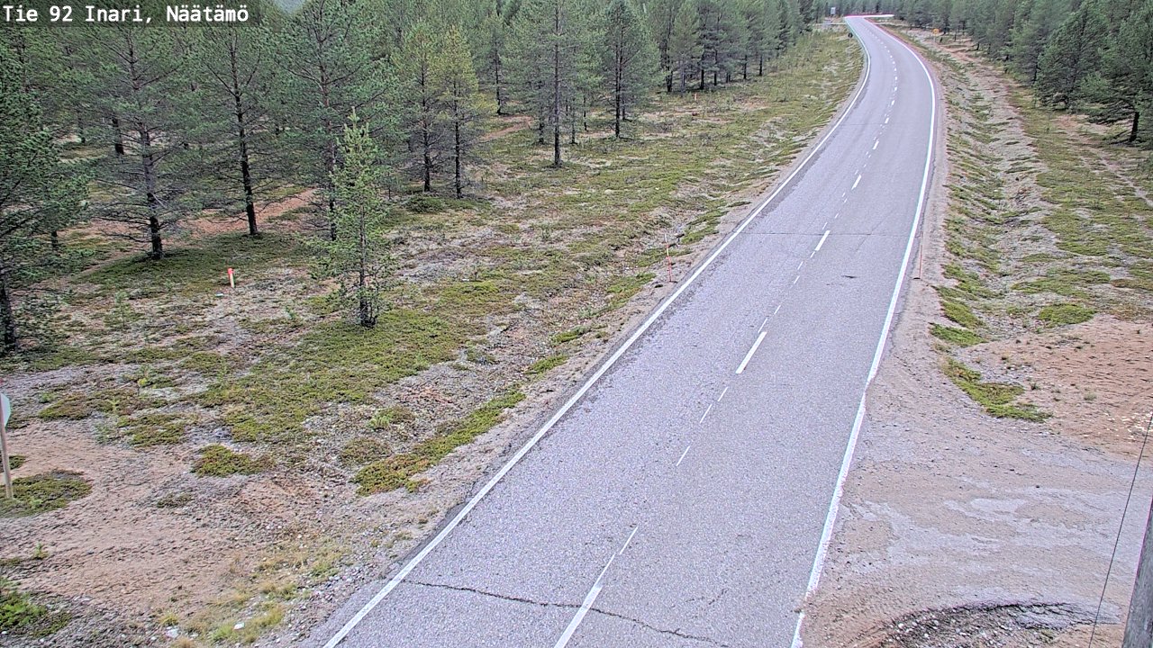 Kelikamerat Kuva Tie 92 Inari, Näätämö, Inari, Lappi