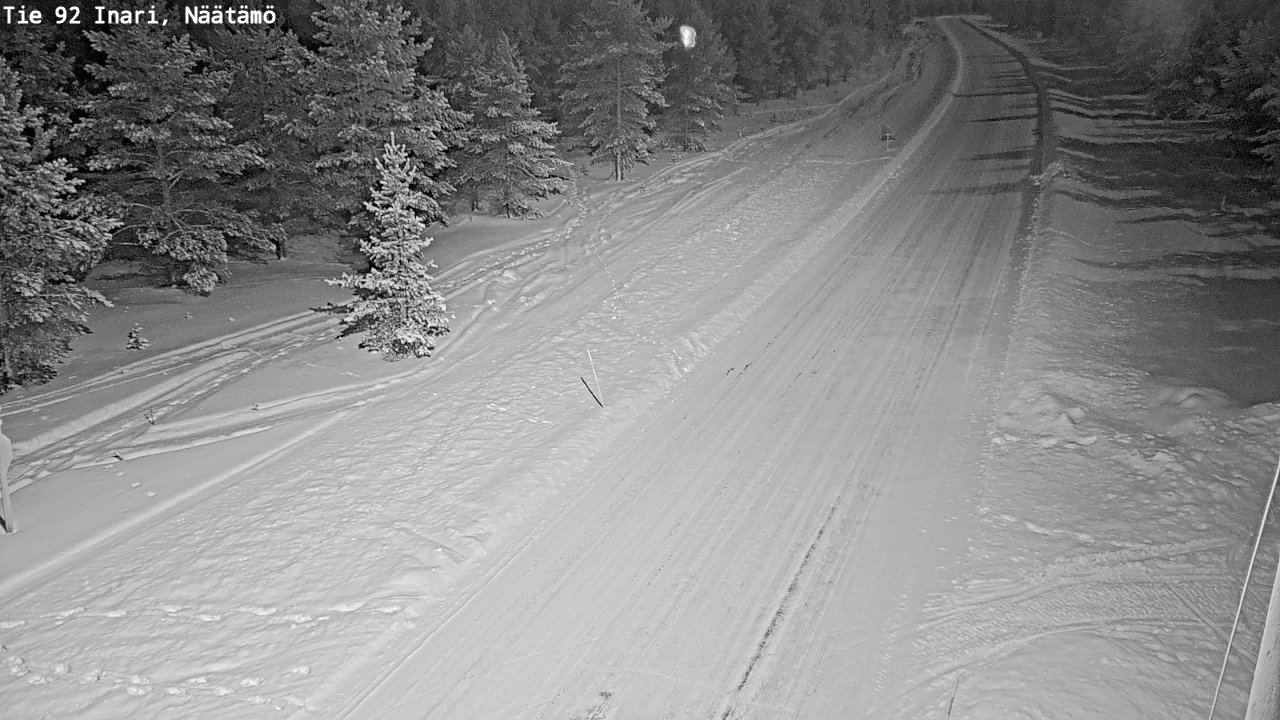 Kelikamerat Kuva Tie 92 Inari, Näätämö, Inari, Lappi