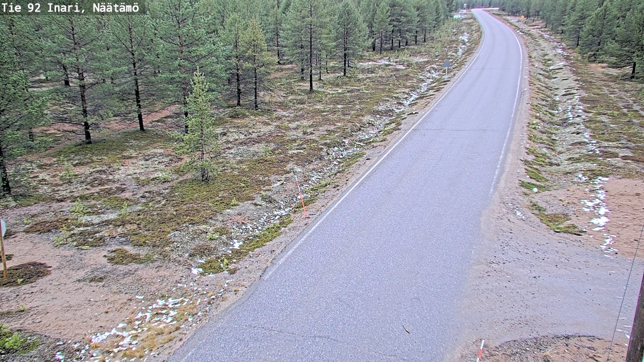 Kelikamerat Kuva Tie 92 Inari, Näätämö, Inari, Lappi