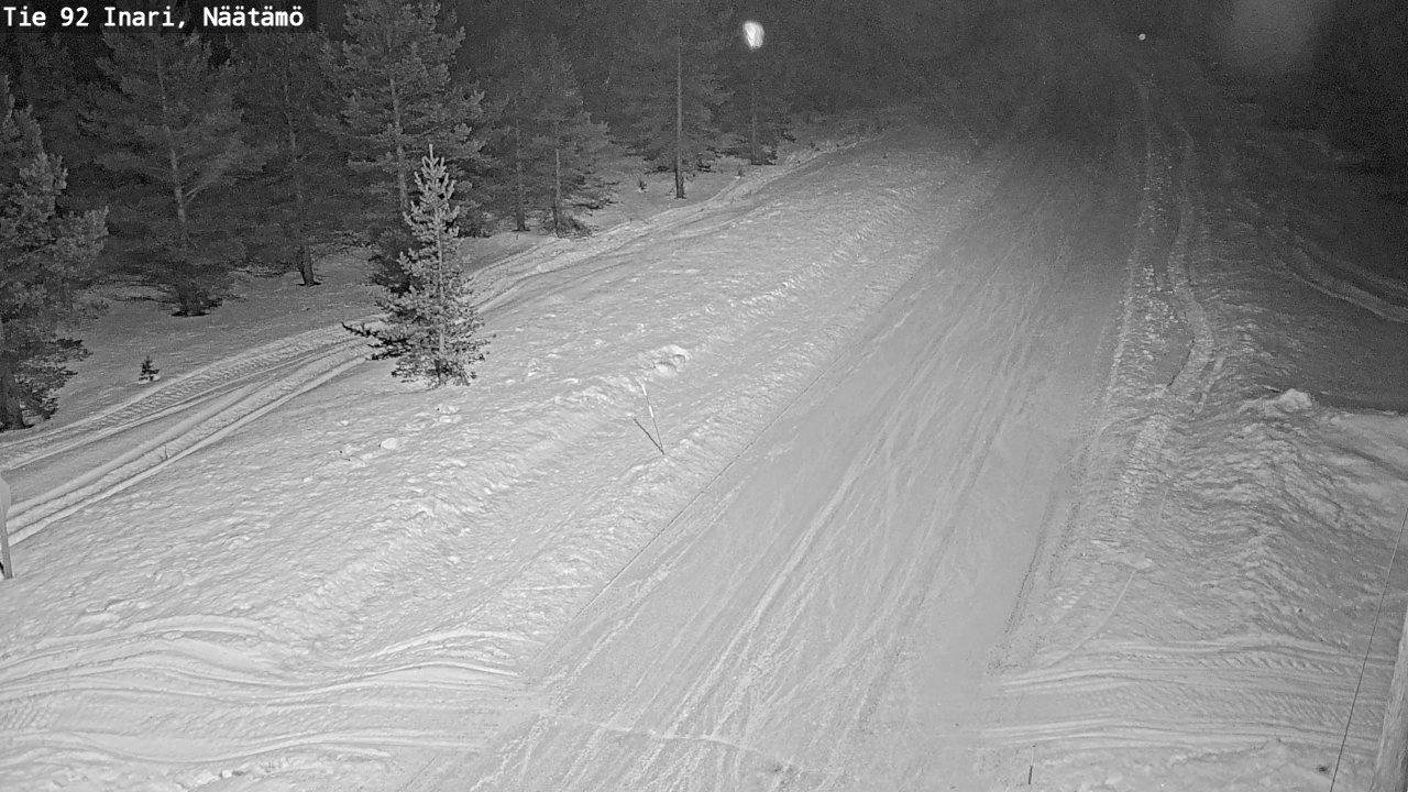 Kelikamerat Kuva Tie 92 Inari, Näätämö, Inari, Lappi