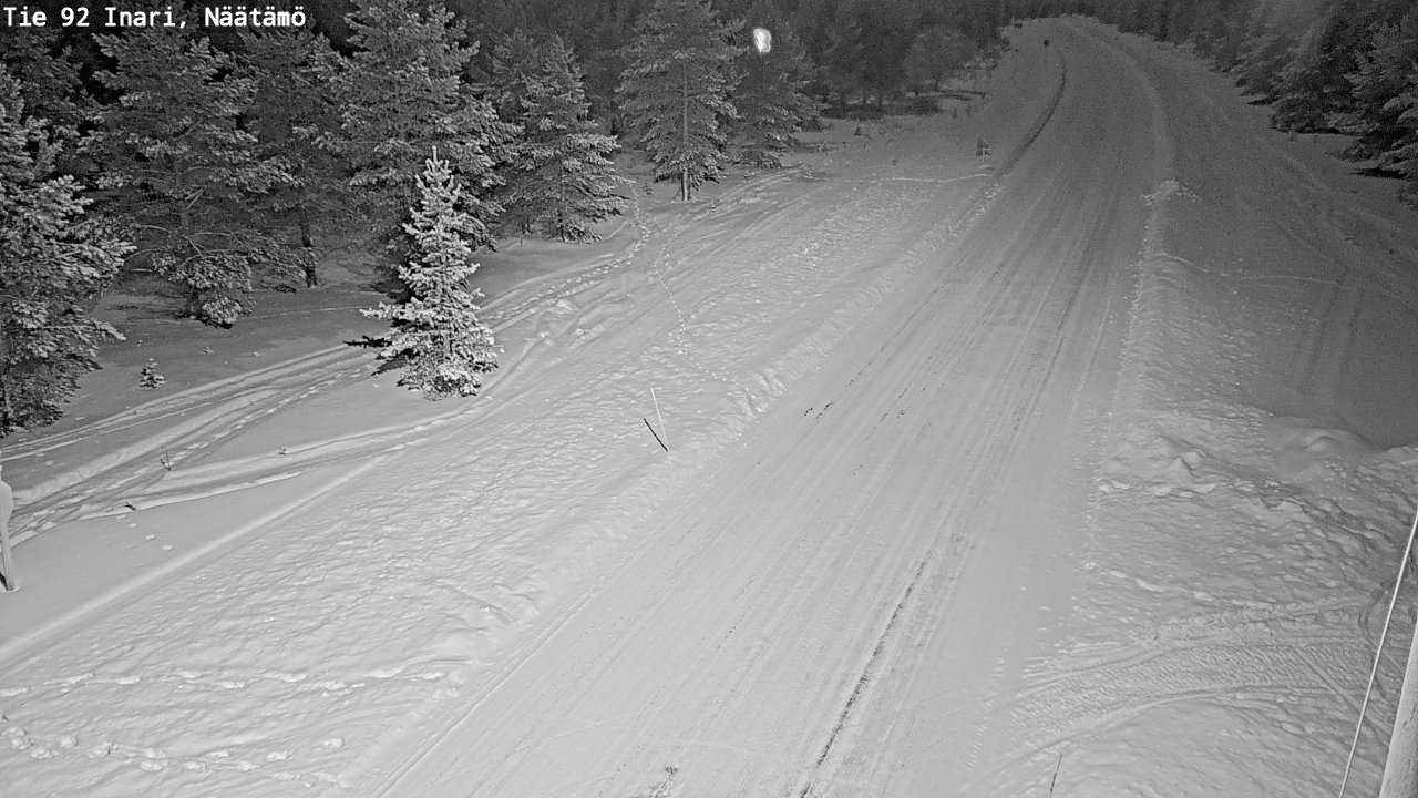 Kelikamerat Kuva Tie 92 Inari, Näätämö, Inari, Lappi