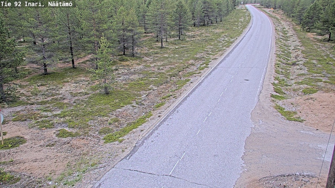 Kelikamerat Kuva Tie 92 Inari, Näätämö, Inari, Lappi