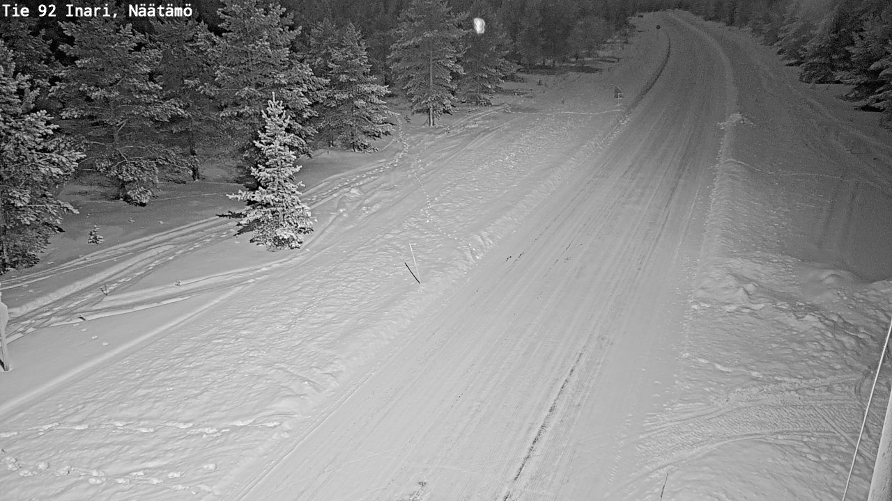 Kelikamerat Kuva Tie 92 Inari, Näätämö, Inari, Lappi