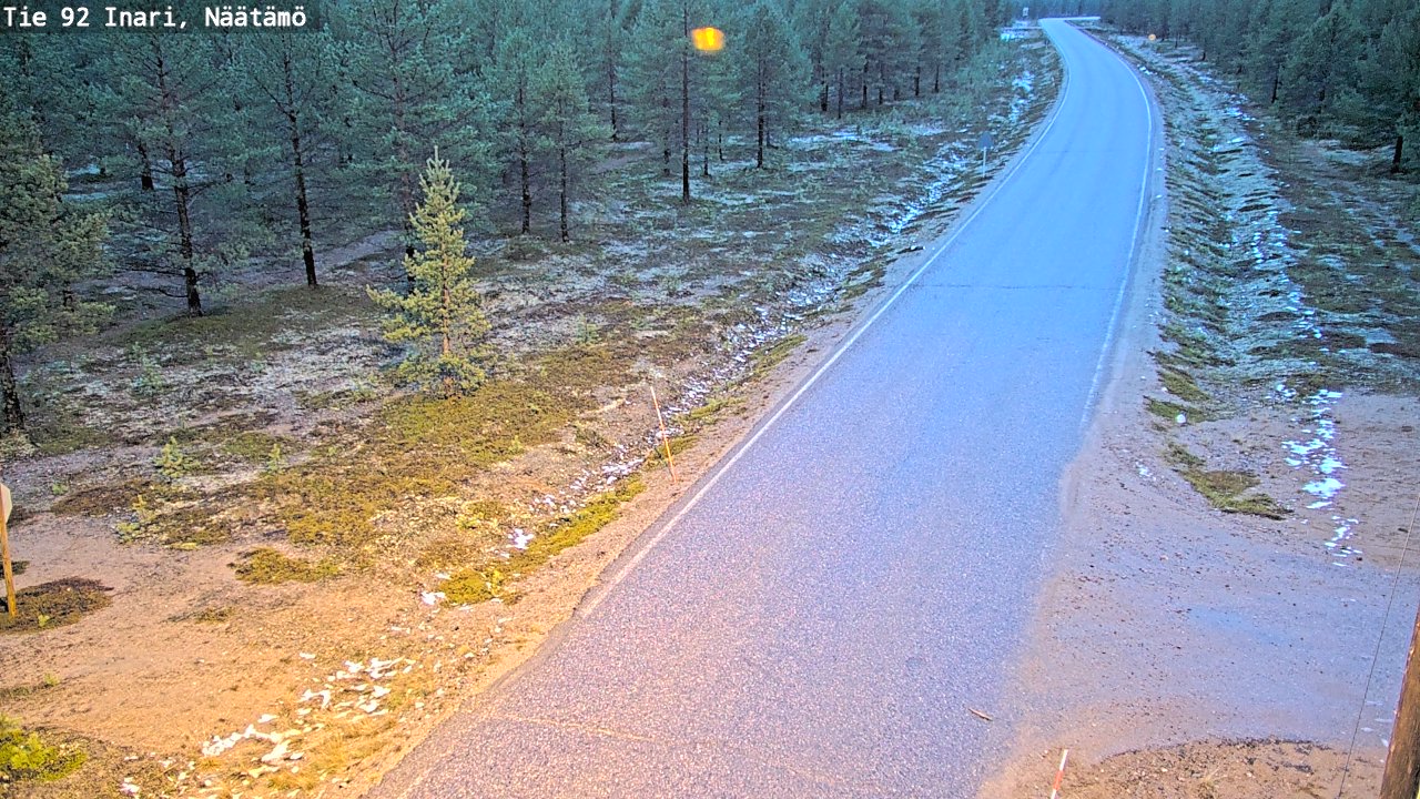 Kelikamerat Kuva Tie 92 Inari, Näätämö, Inari, Lappi