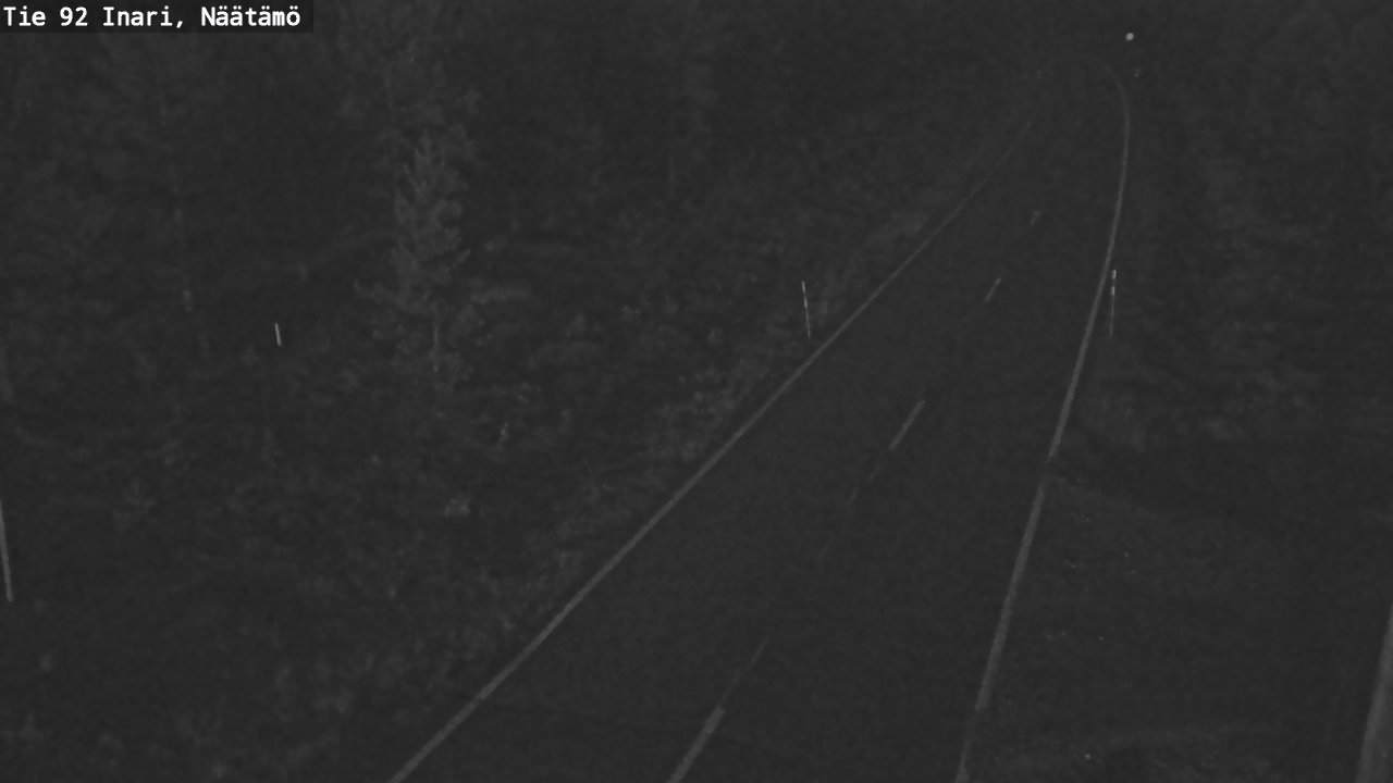 Kelikamerat Kuva Tie 92 Inari, Näätämö, Inari, Lappi