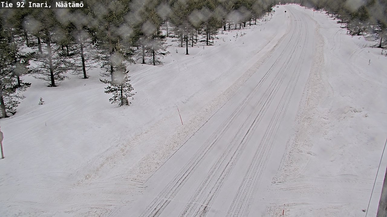 Weather Camera Image Road 92 Inari, Näätämö, Inari, Lappi