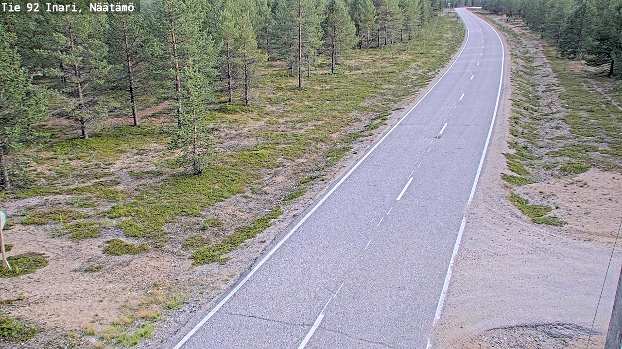Kelikamerat Kuva Tie 92 Inari, Näätämö, Inari, Lappi