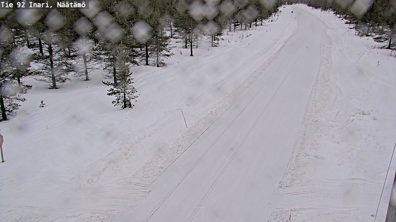 Kelikamerat Kuva Tie 92 Inari, Näätämö, Inari, Lappi