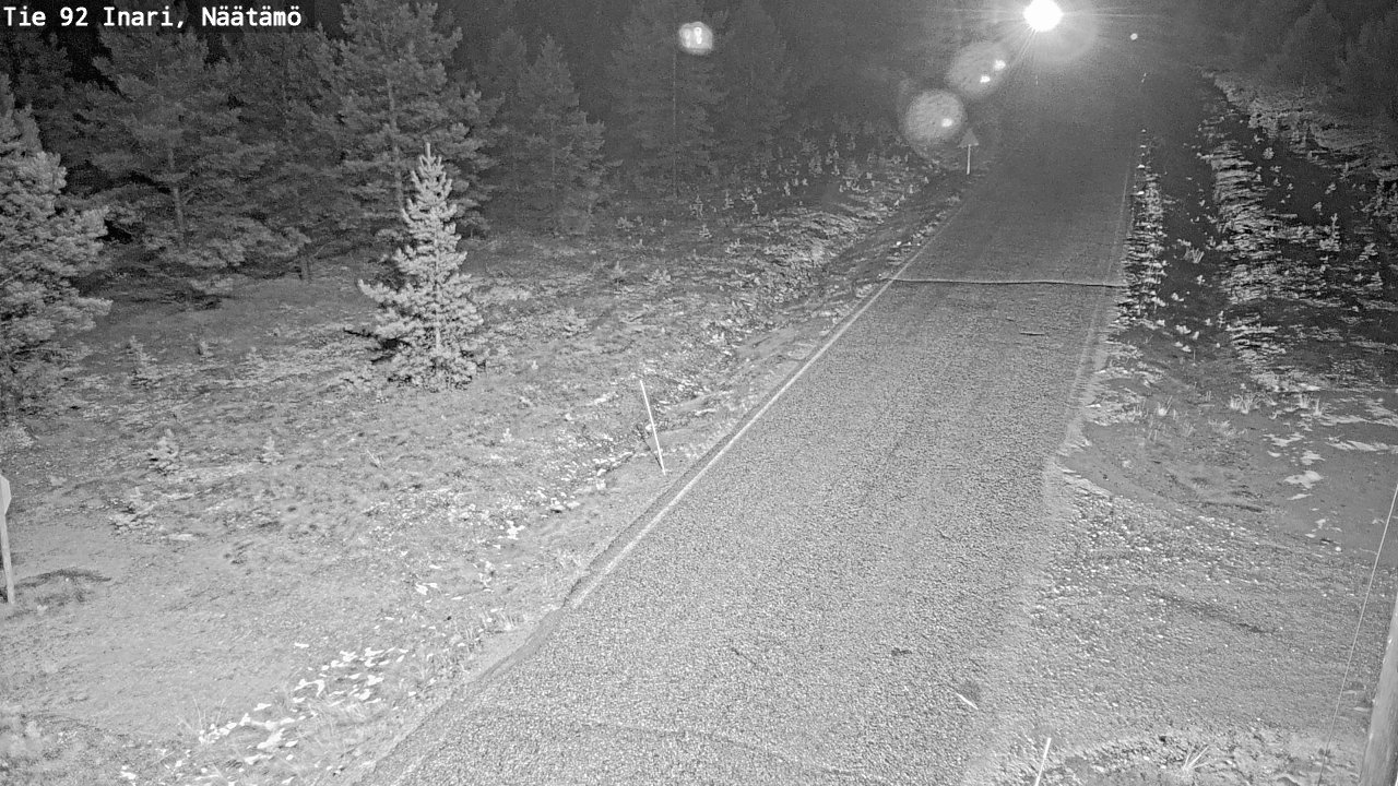 Kelikamerat Kuva Tie 92 Inari, Näätämö, Inari, Lappi