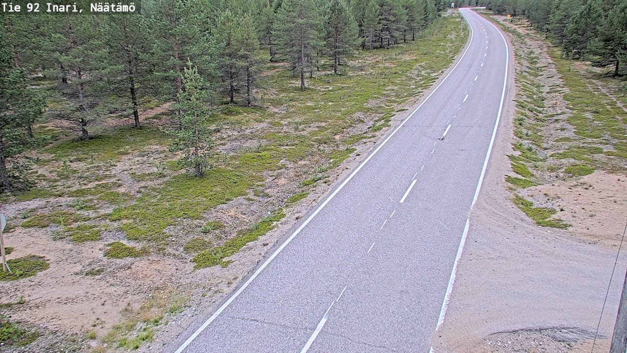 Kelikamerat Kuva Tie 92 Inari, Näätämö, Inari, Lappi