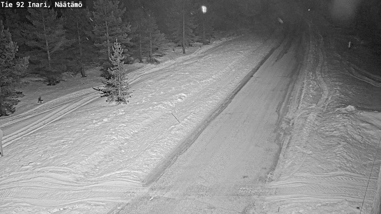 Kelikamerat Kuva Tie 92 Inari, Näätämö, Inari, Lappi