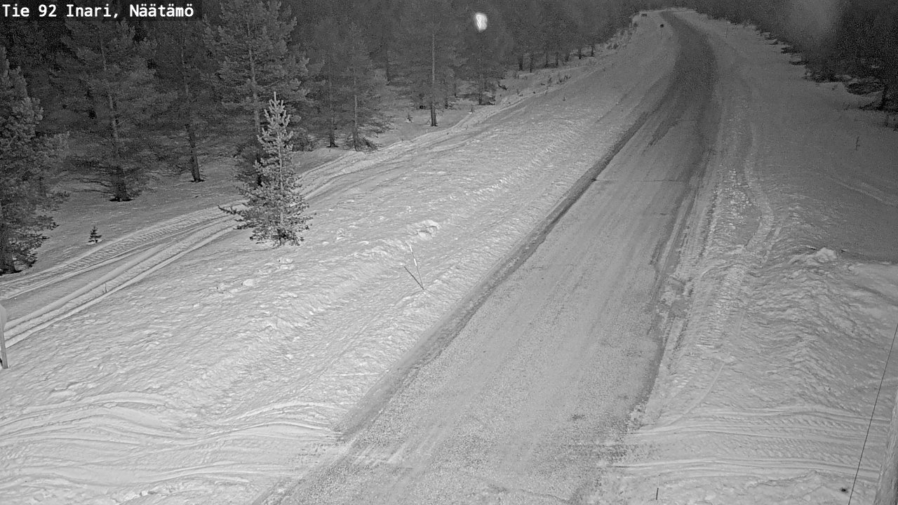 Kelikamerat Kuva Tie 92 Inari, Näätämö, Inari, Lappi