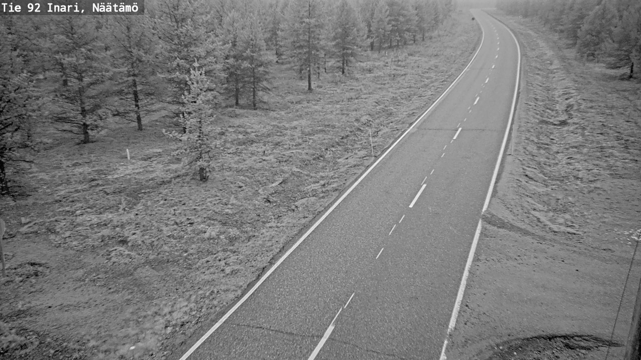 Kelikamerat Kuva Tie 92 Inari, Näätämö, Inari, Lappi