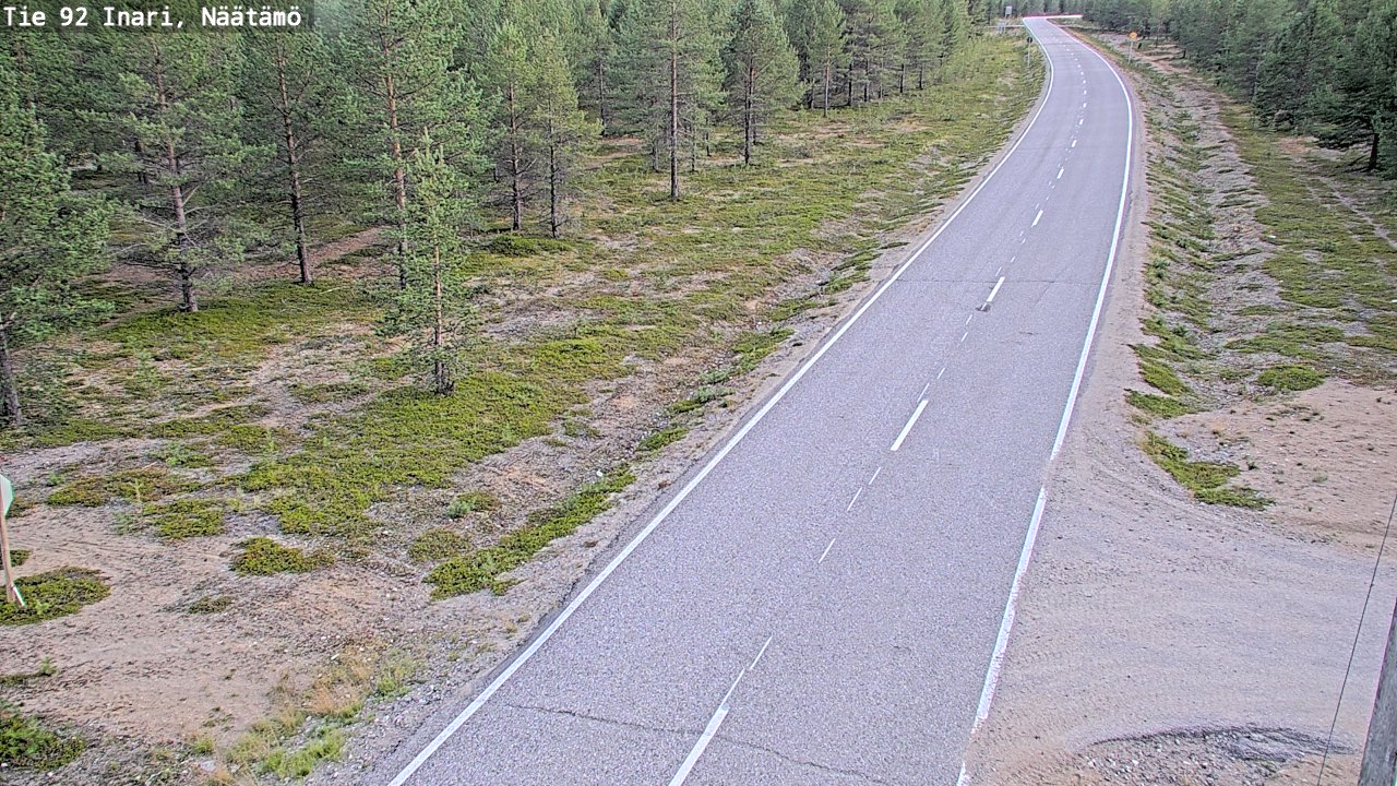 Kelikamerat Kuva Tie 92 Inari, Näätämö, Inari, Lappi