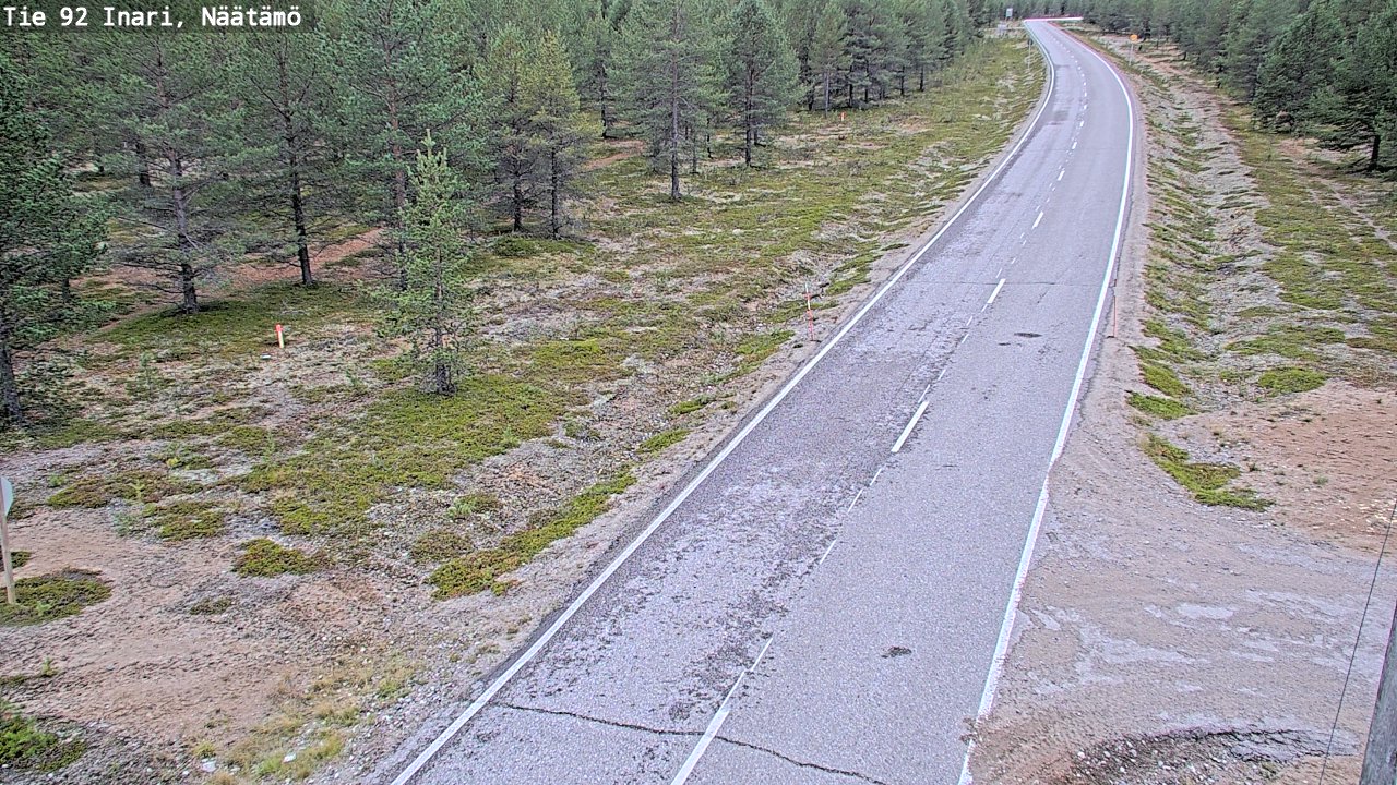 Kelikamerat Kuva Tie 92 Inari, Näätämö, Inari, Lappi