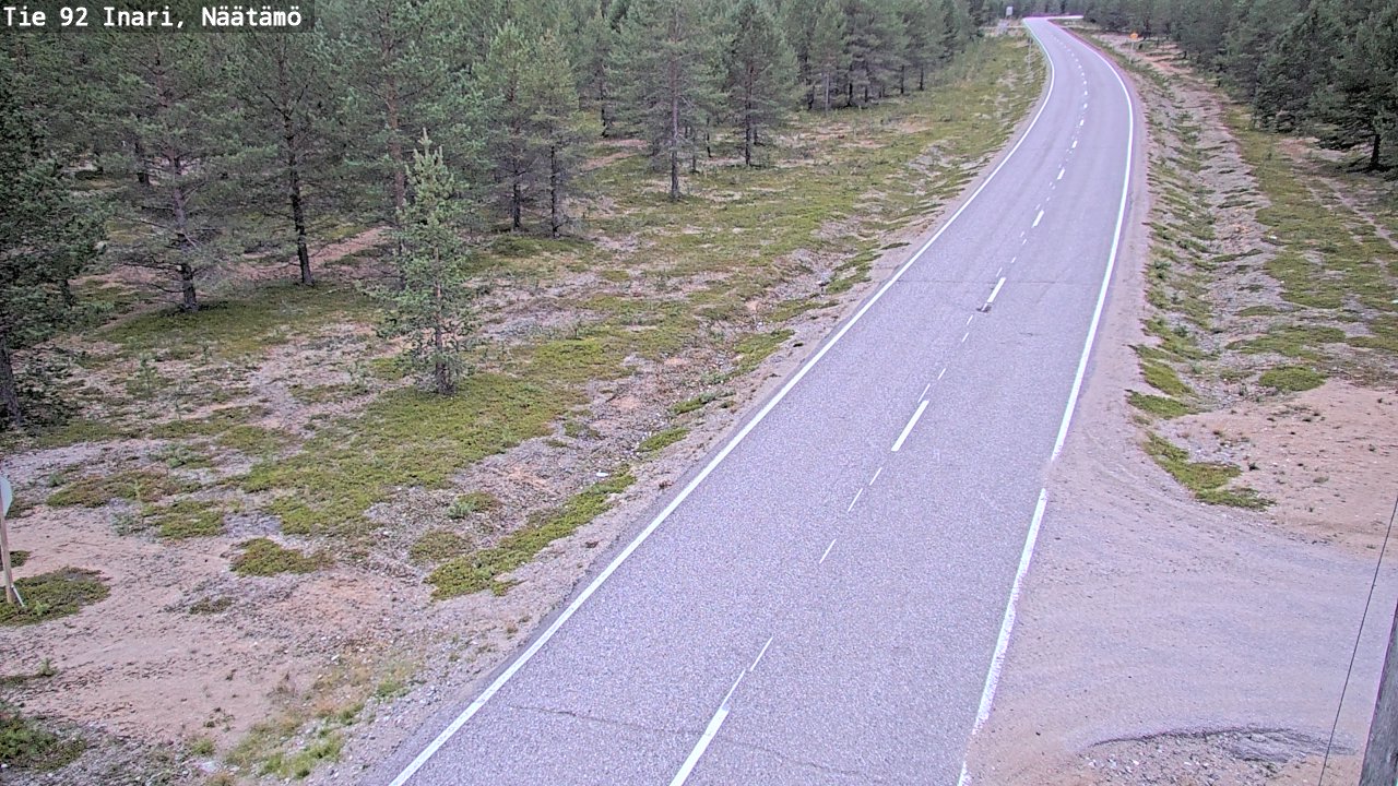 Kelikamerat Kuva Tie 92 Inari, Näätämö, Inari, Lappi