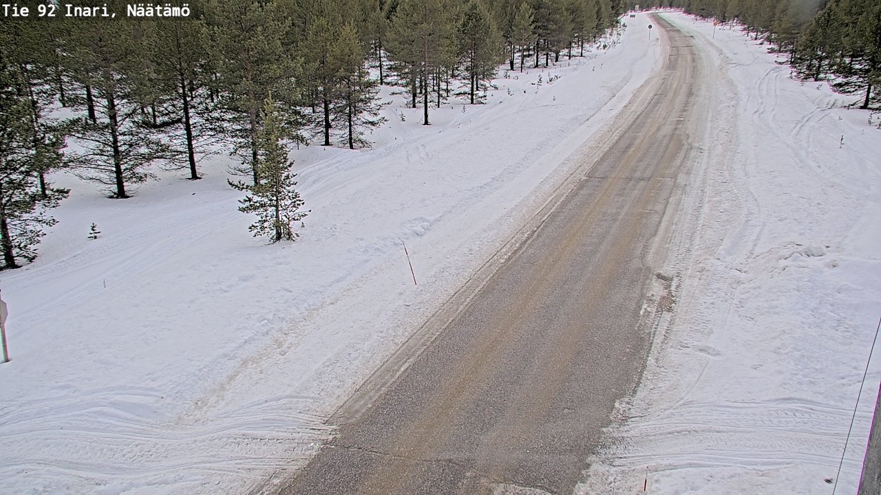Kelikamerat Kuva Tie 92 Inari, Näätämö, Inari, Lappi