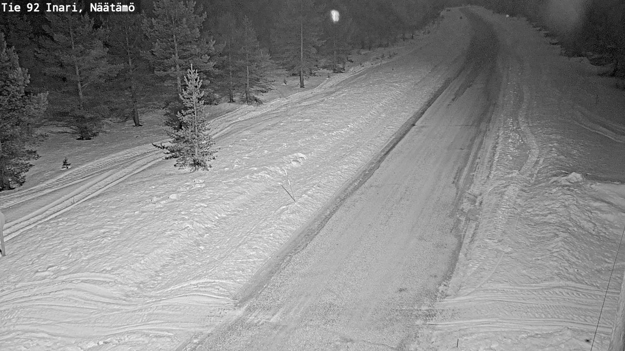 Kelikamerat Kuva Tie 92 Inari, Näätämö, Inari, Lappi